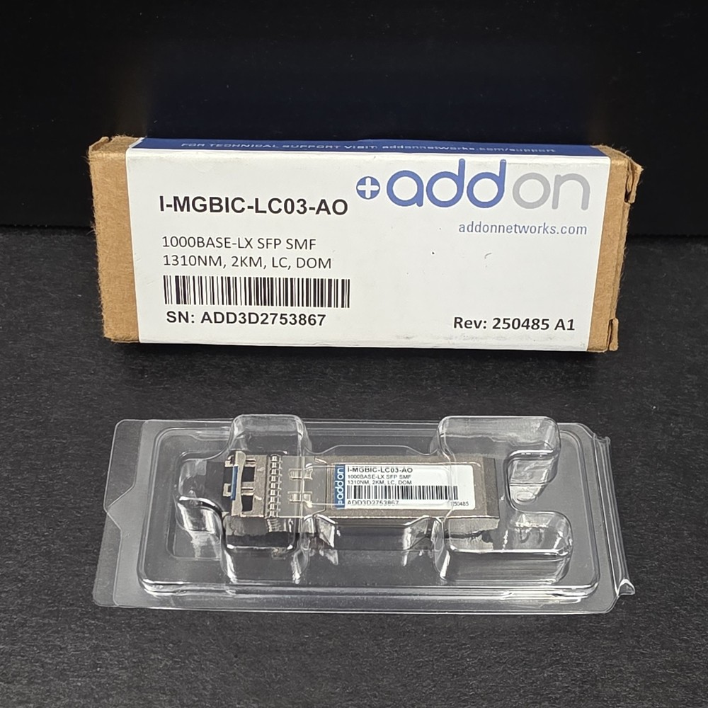 AddOn Add-onputer Peripherals I-MGBIC-LC03-AO Enterasys SFP Transceiver 1000BASE