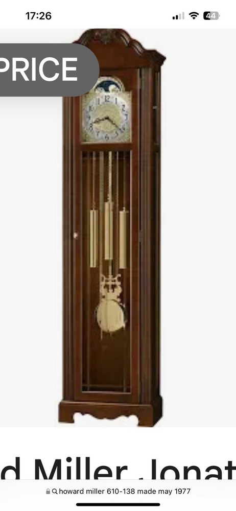 howard miller grandfather clock