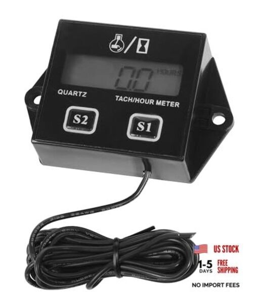 Small Engine Tachometer,Car Accessories Motorcycle Tachometer,Waterproof