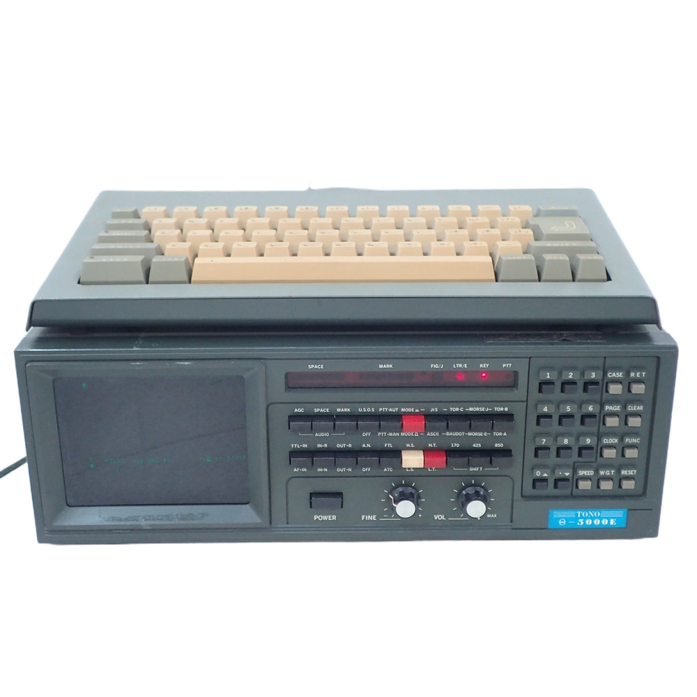 Tono Theta 5000E CW RTTY Decoder With Keyboard Untested