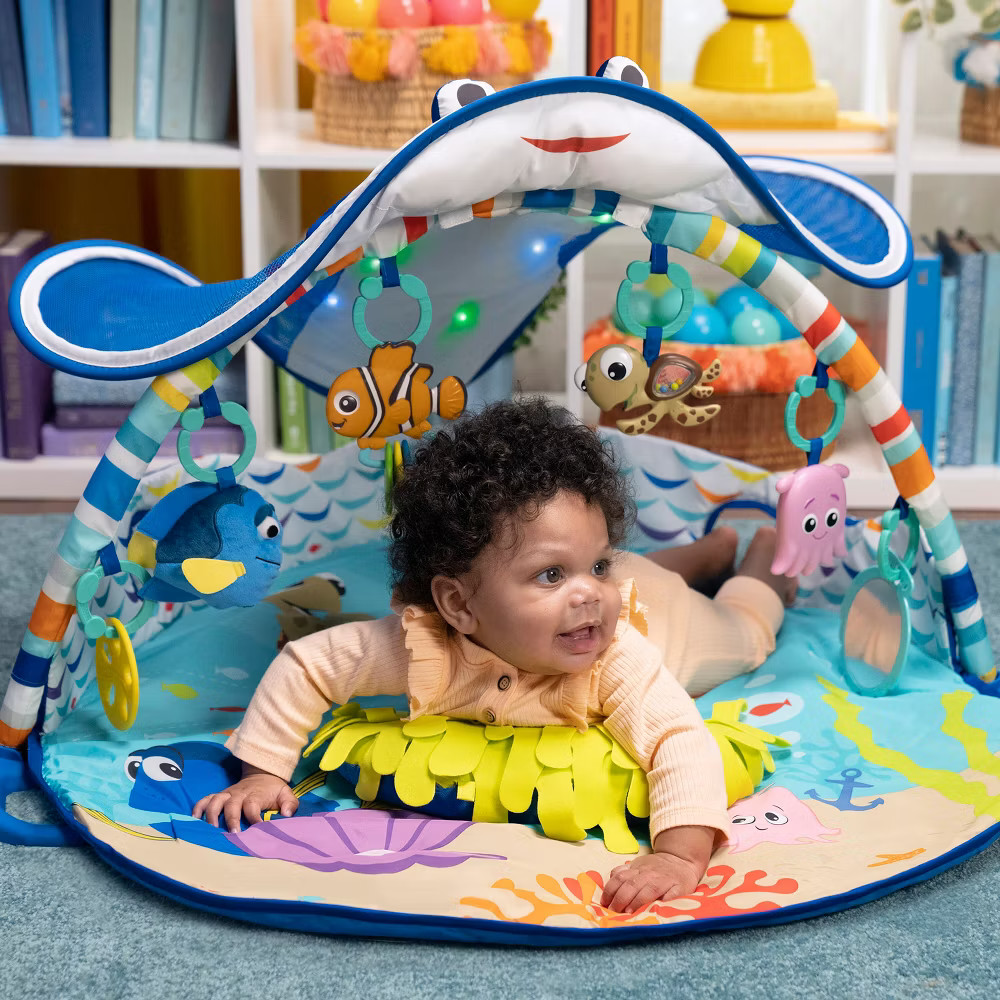 Disney Baby Finding Nemo Mr. Ray Ocean Lights Activity Gym