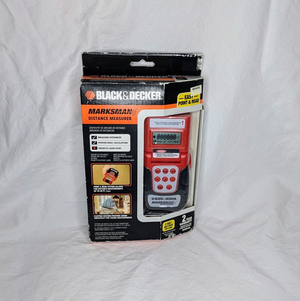 Marksman Distance Measurer Point Black & Decker