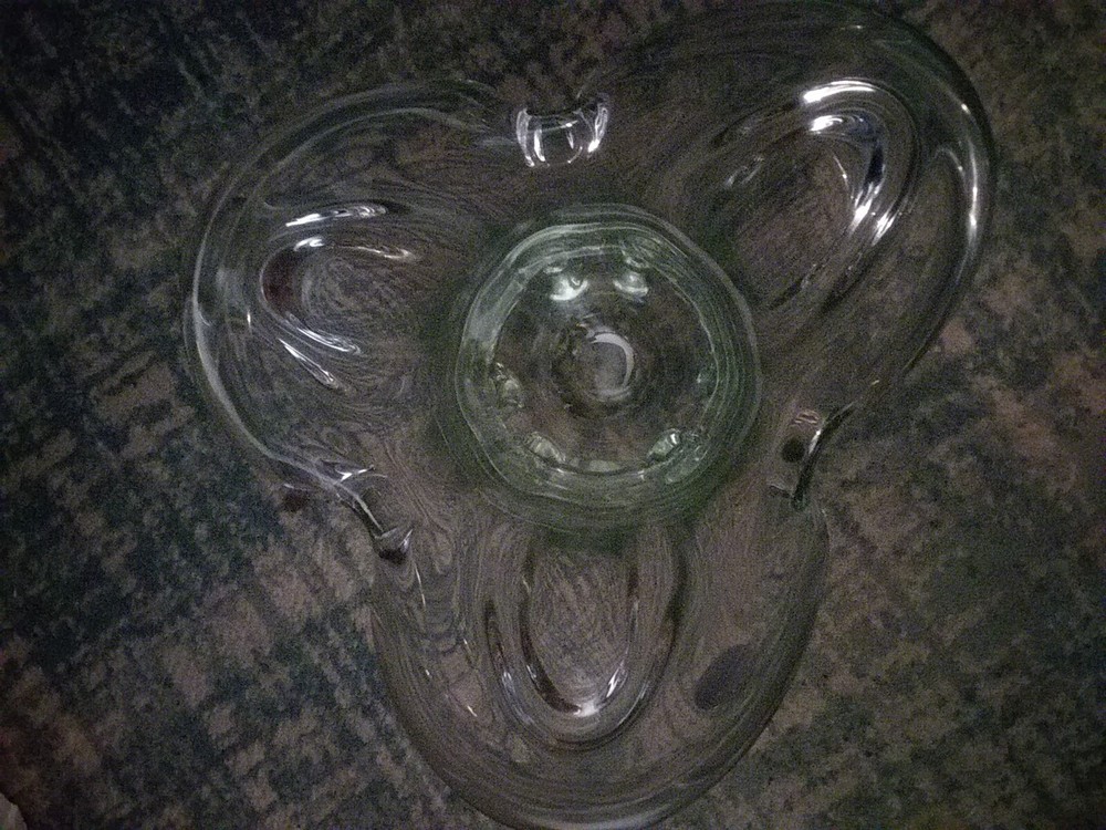 Vintage Handmade Crystal Vase From USSR