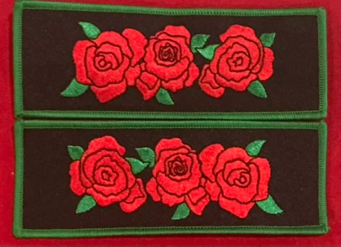 Red Roses Liberty Cuff Set