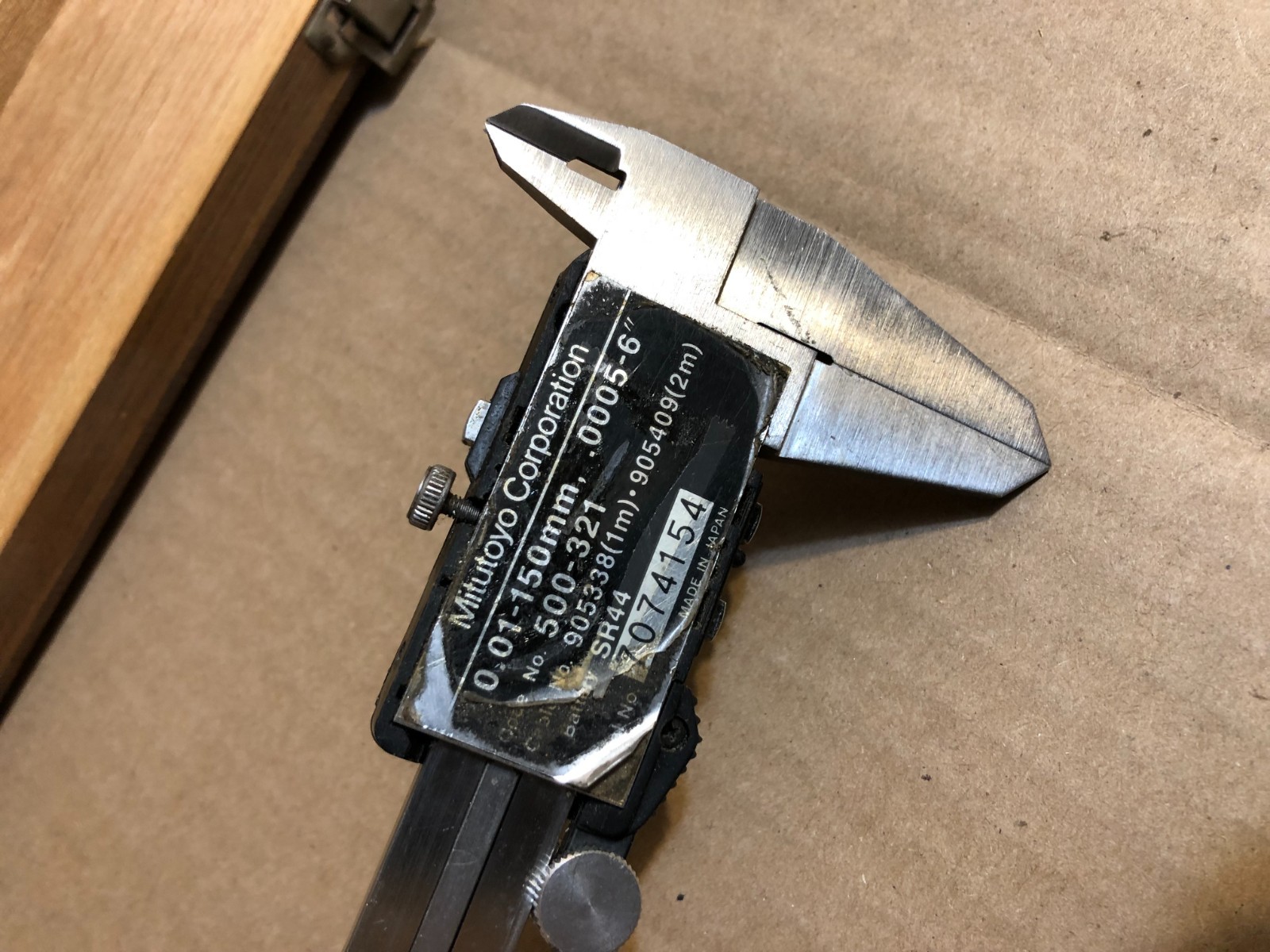 VINTAGE Mitutoyo Electronic Digital Caliper MAX-CAL 0-150mm W/C Japan Tool