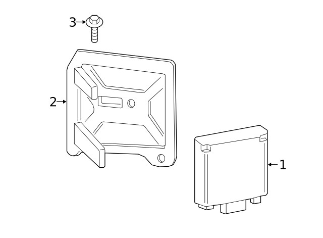 Genuine Ford Blind Spot Detection System Warning Sensor LC3Z-14C689-C