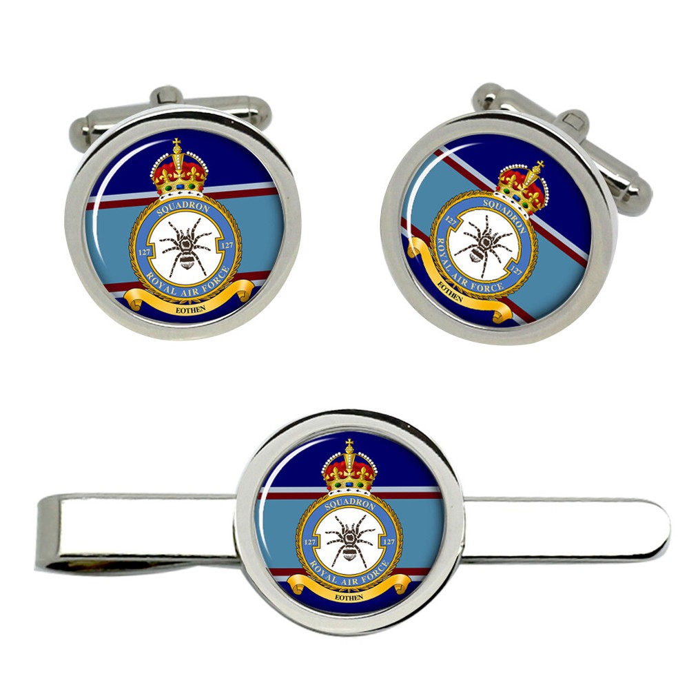 127 Squadron, RAF Cufflinks and Tie Clip Set