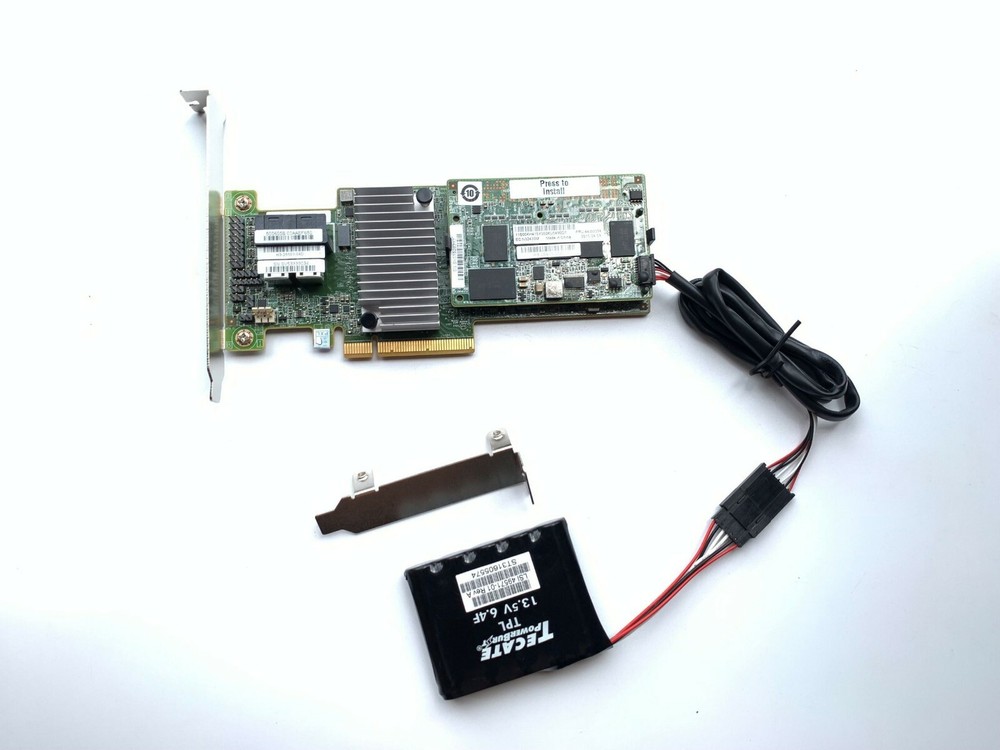 IBM ServeRAID M5210 SAS SATA PCI-E RAID Controller 46C9111 + 1GB Caching + BBU