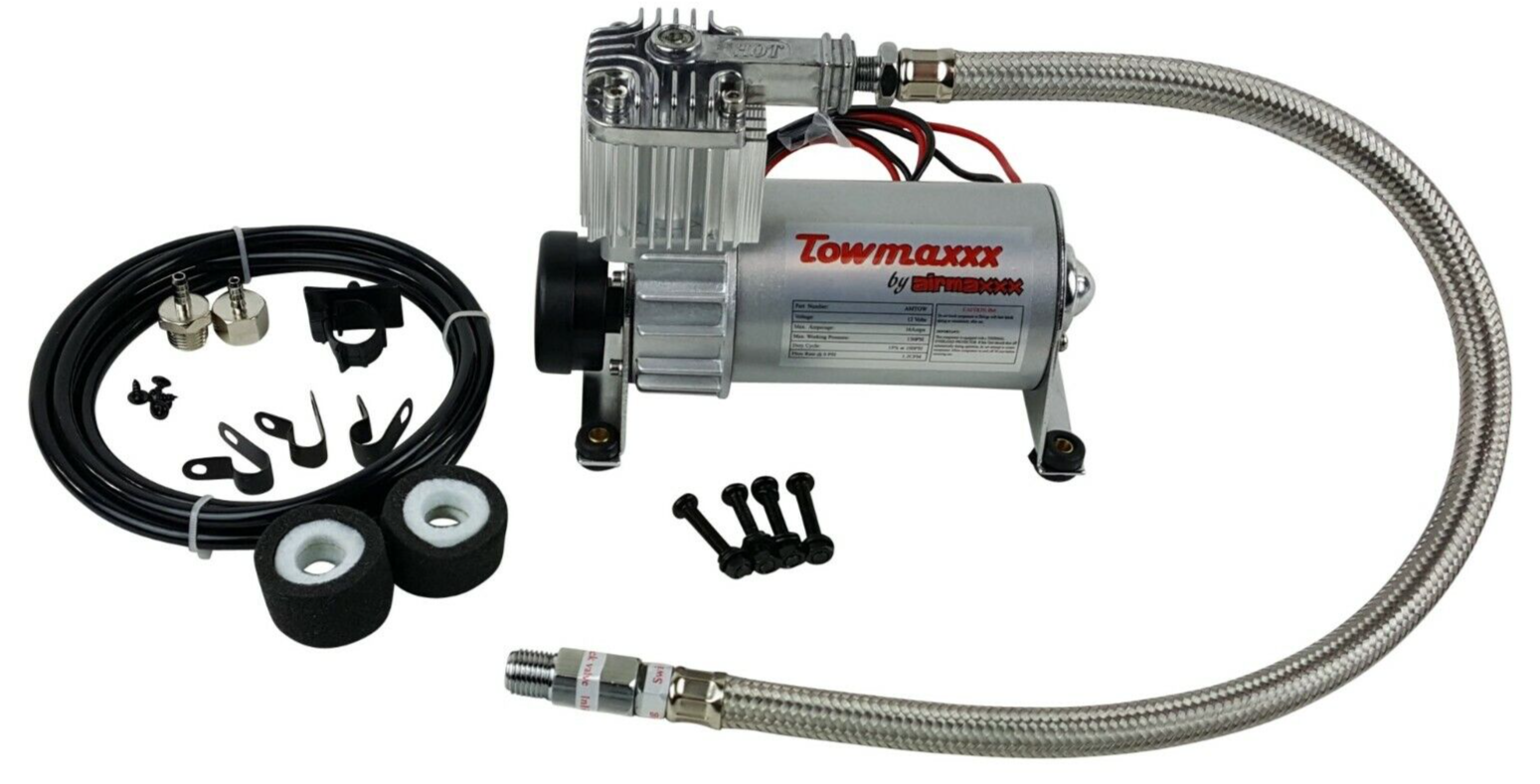 airmaxxx Pewter Utility Air Compressor For Air Ride Suspension Air Horns 130 psi