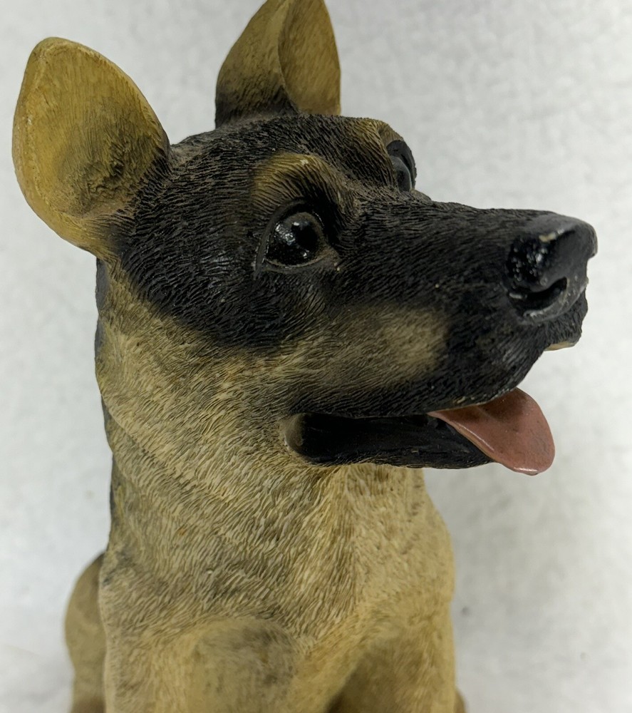 German Shepherd Poly Resin Dog Statue