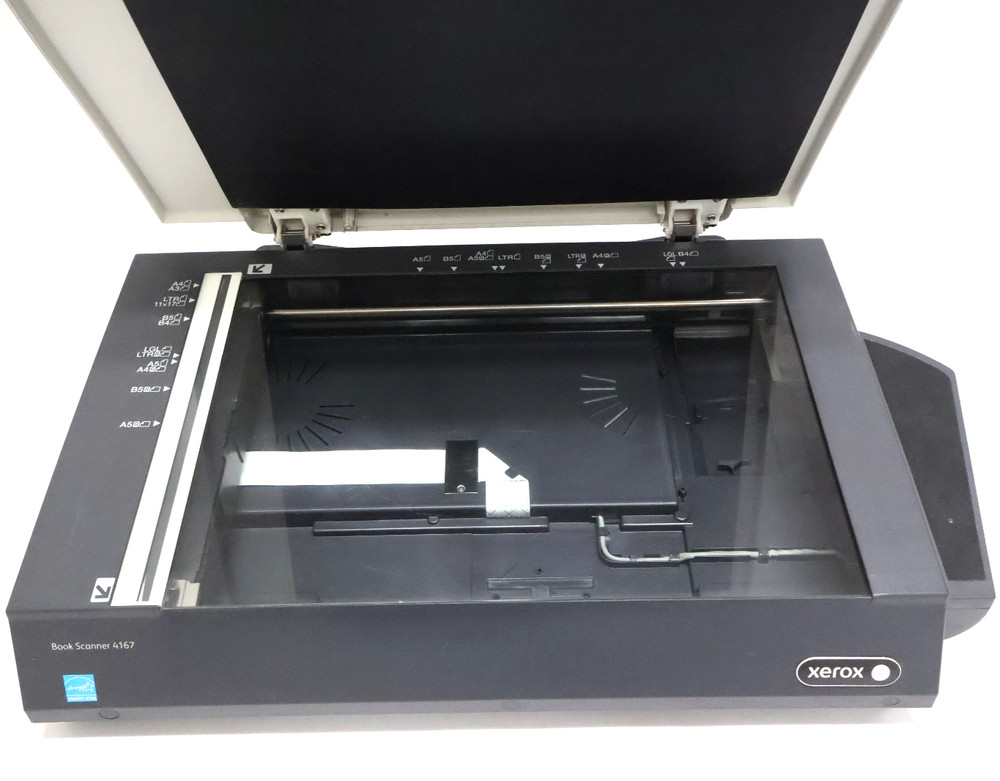 Xerox Book Scanner 4167 Flatbed Scanner Large Format without adapter
