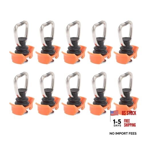 10Pcs L Track Stud Fitting Rail L Track Tie Down Fitting Heavy Duty 1333lb