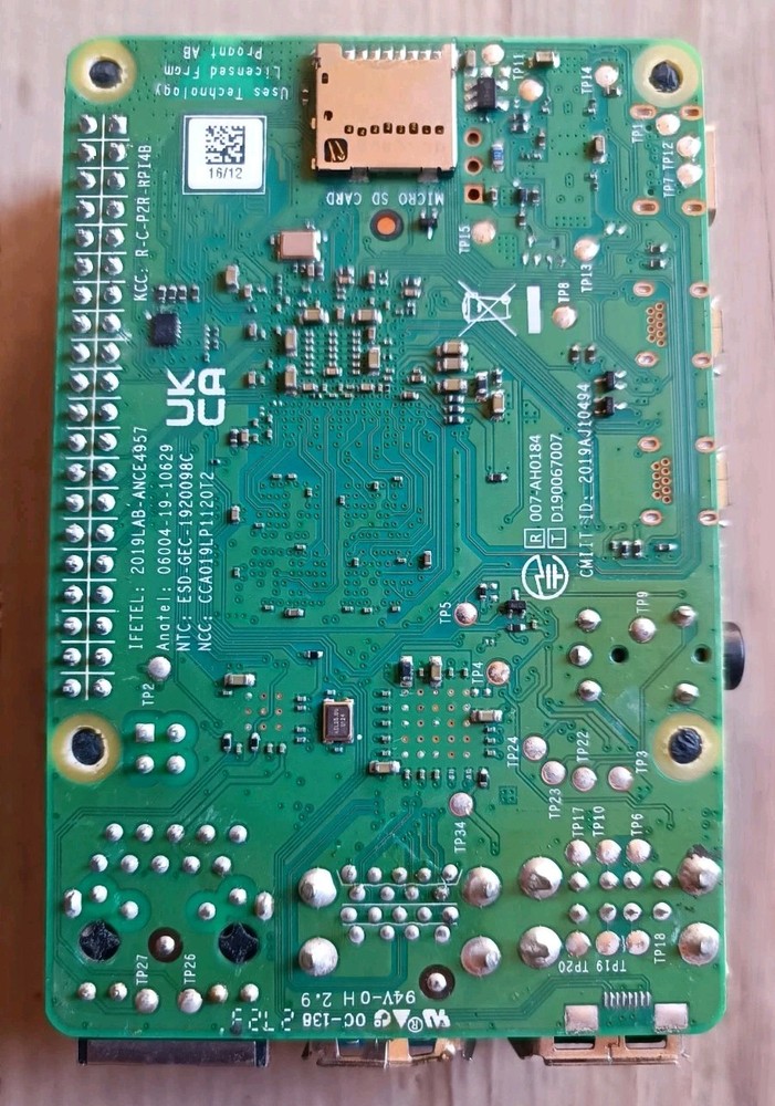 Raspberry Pi based controller with expansion board for heater and fan control.