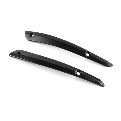 Side Road Glide Windshield Trim, Split Front Windscreen Side Molding Black