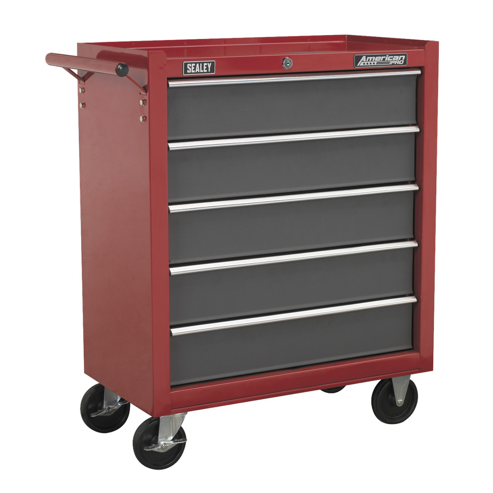 Topchest & Rollcab Tool Storage Box, 14 Drawer, Tool Kit, Sealey AP2250BBCOMBO B