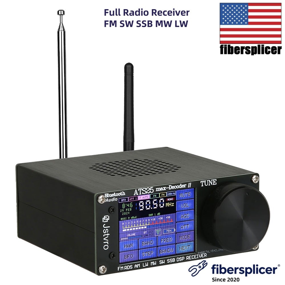 ATS25 Max Decoder II Bluetooth Full Radio Receiver FM SW SSB MW LW Receiver