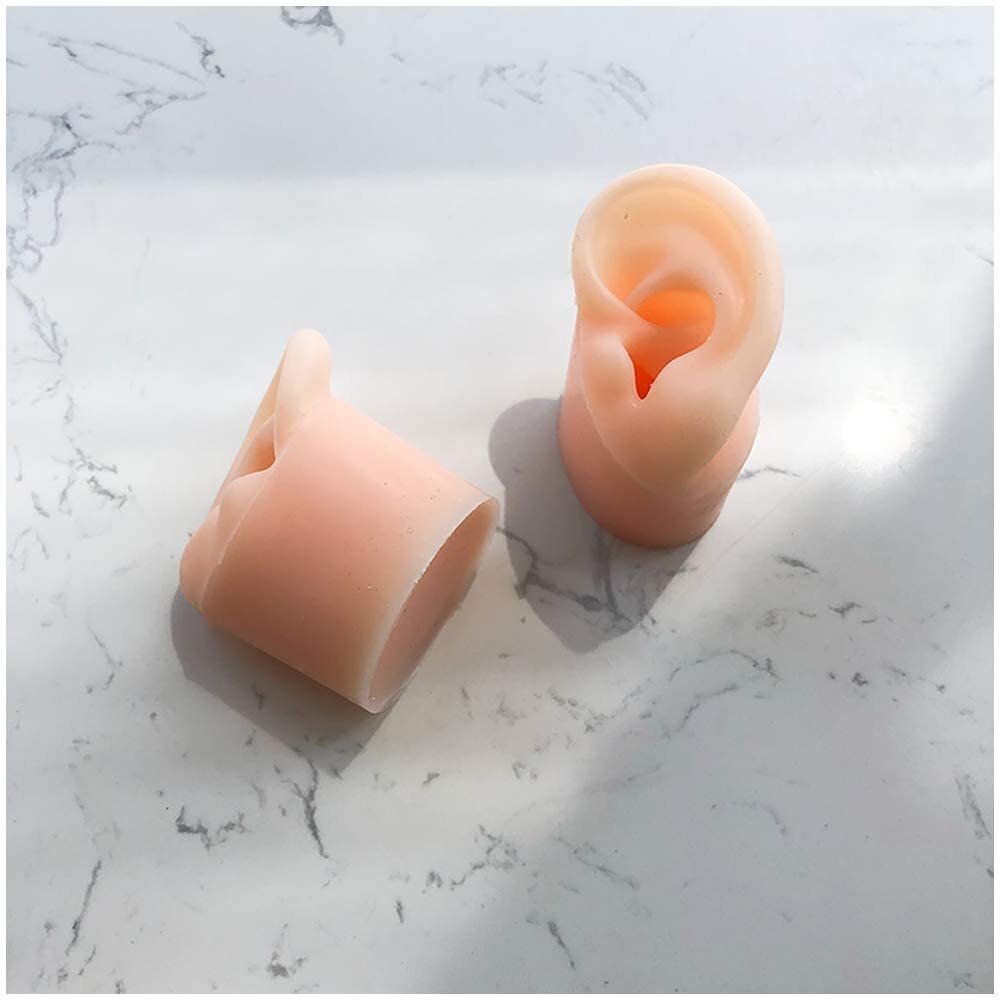 Simulation Silicone Ear Model - Soft Silicone Artificial Ear Model Ear Picking