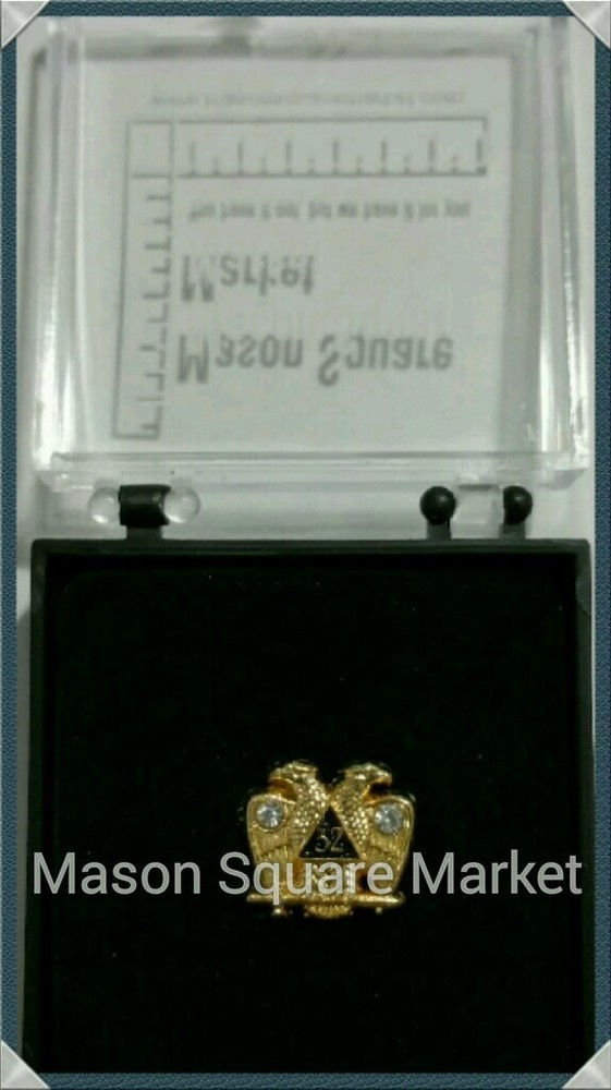 Freemason 32nd Degree Lapel Pin