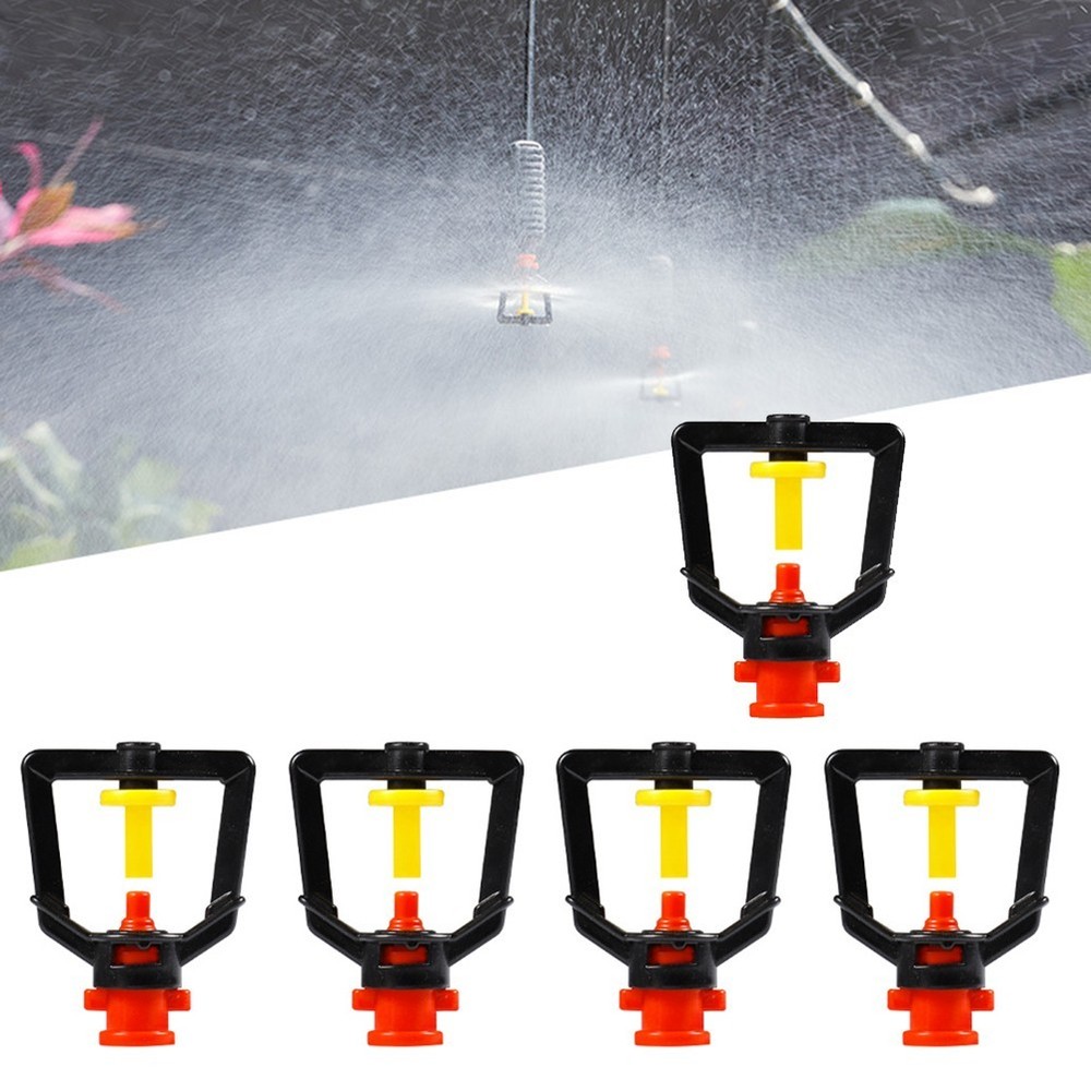 Garden Irrigation 5pcs Misting System with Wide Coverage and Easy Setup