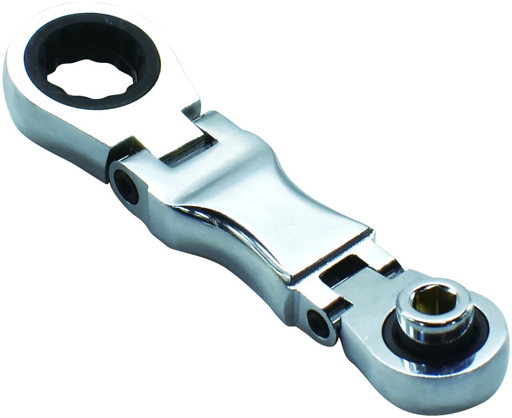 Astro Tools Stubby Ratcheting Flex Head Double Box Wrench (78301)