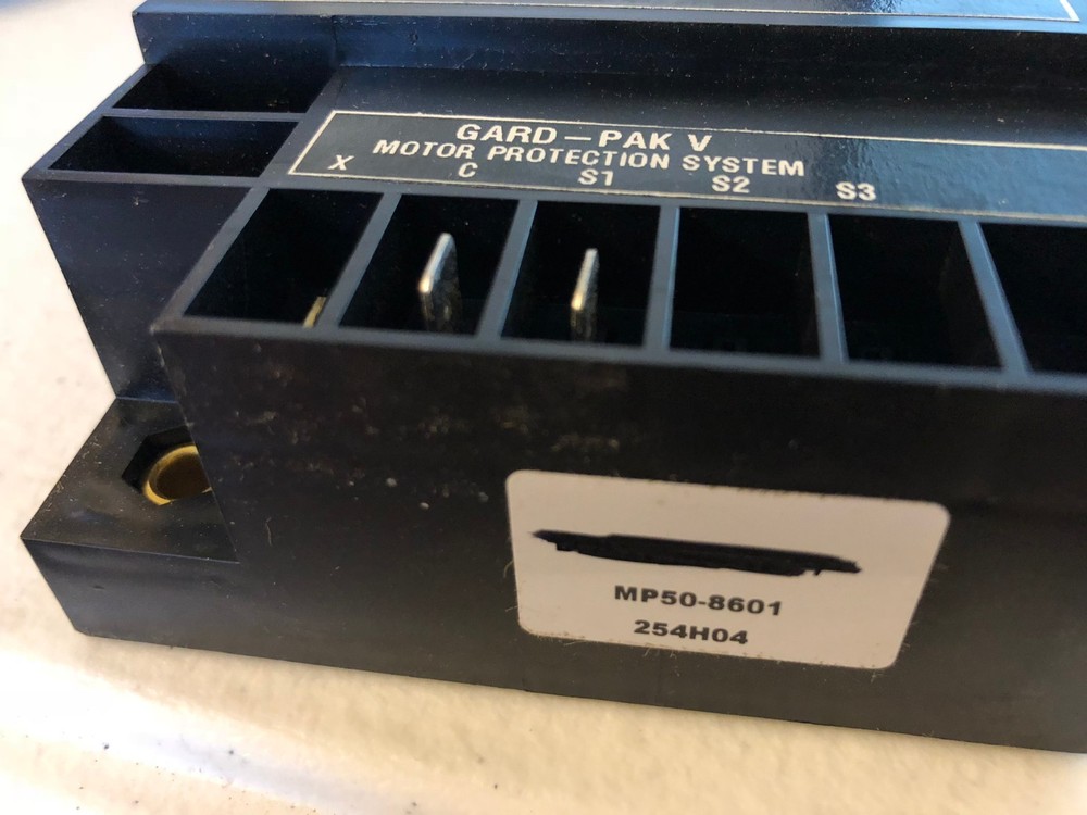 INVENSYS CONTROL MP50-8601 GARD-PAK V MOTOR PROTECTOR W/ DELAY & SHORT SENSOR