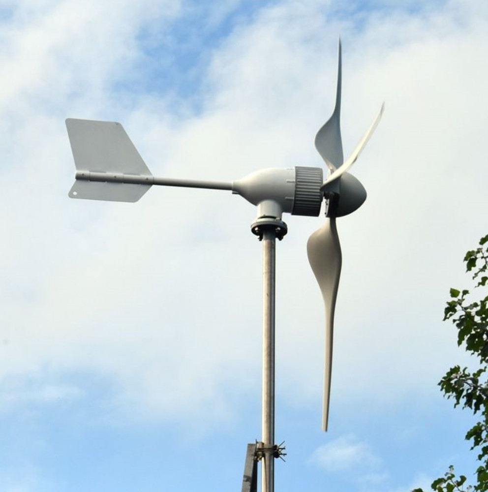 2KW Wind Turbine Generator 48V 3 Blade Wind Power Kit With MPPT Controller