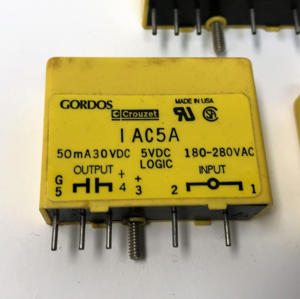 Lot of 5 Gordos IAC5A Solid State Relay Module