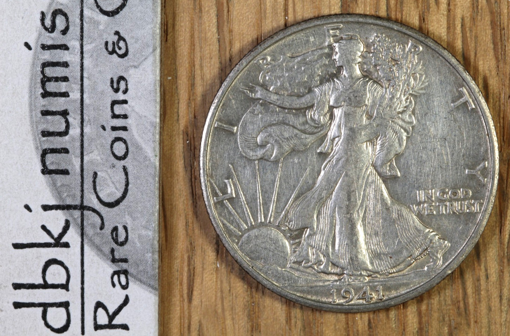 1941 S Walking Liberty Half Dollar - 50¢ - AU About Uncirculated