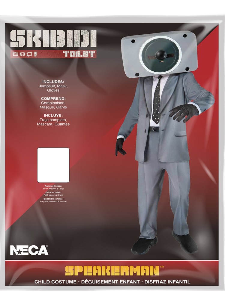 Skibidi Speakerman Costume for Boys