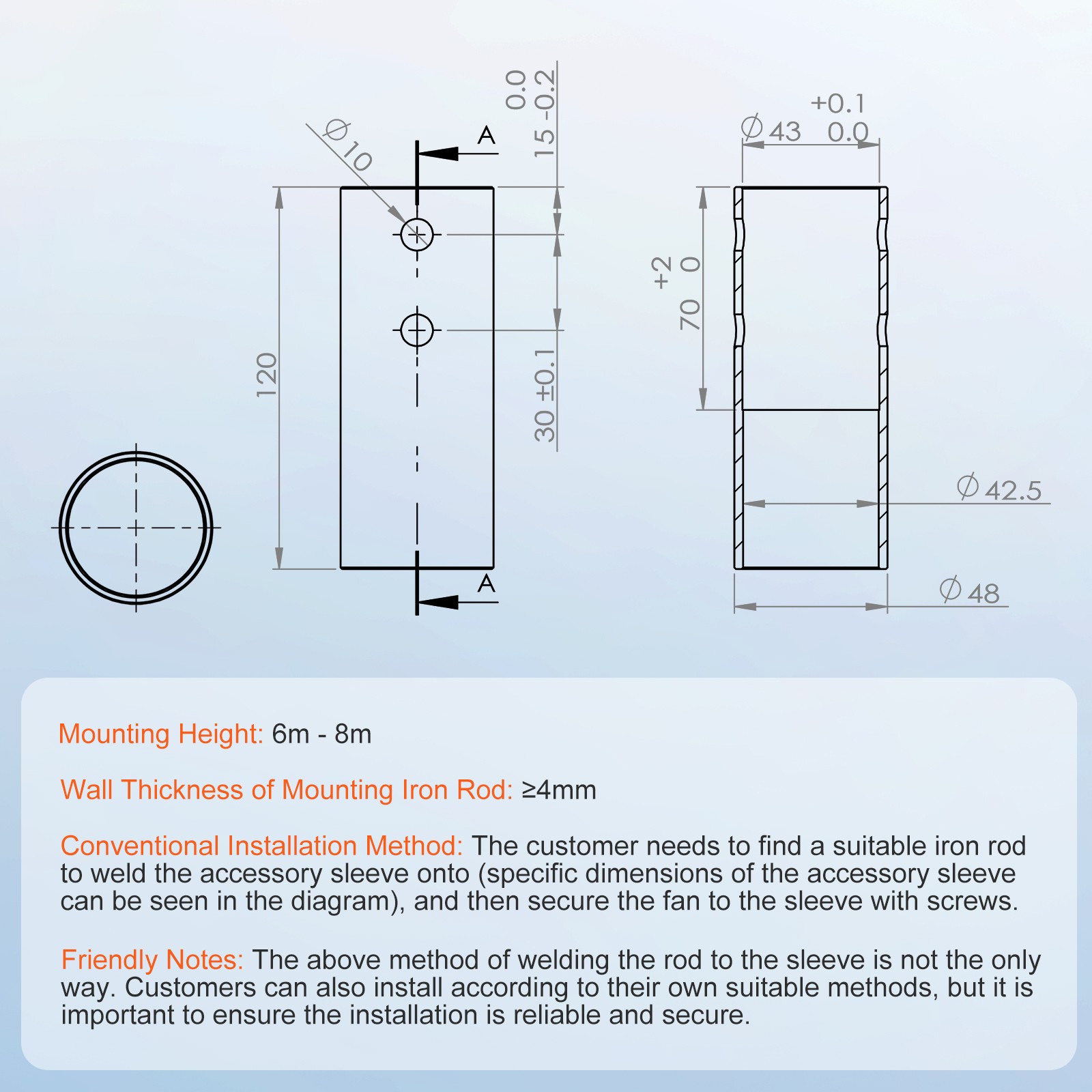 VEVOR 500W Wind Turbine Generator 12V 3-Blade Wind Turbine Kit & MPPT Controller