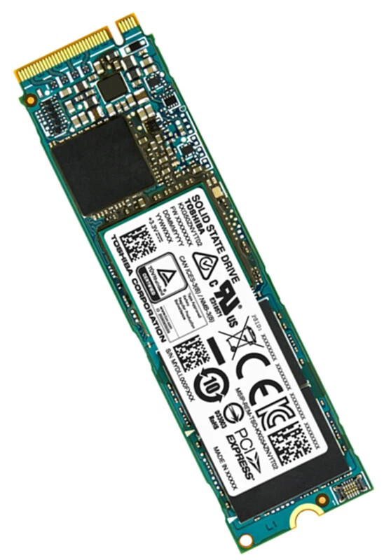 TOSHIBA XG5 1TB NVME M.2 SOLID STATE DRIVE - BLUE