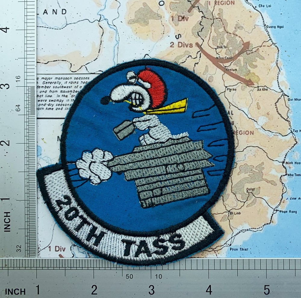 Patch , SNOOPY , usaf , 20th tass , Vietnamw patch , p3