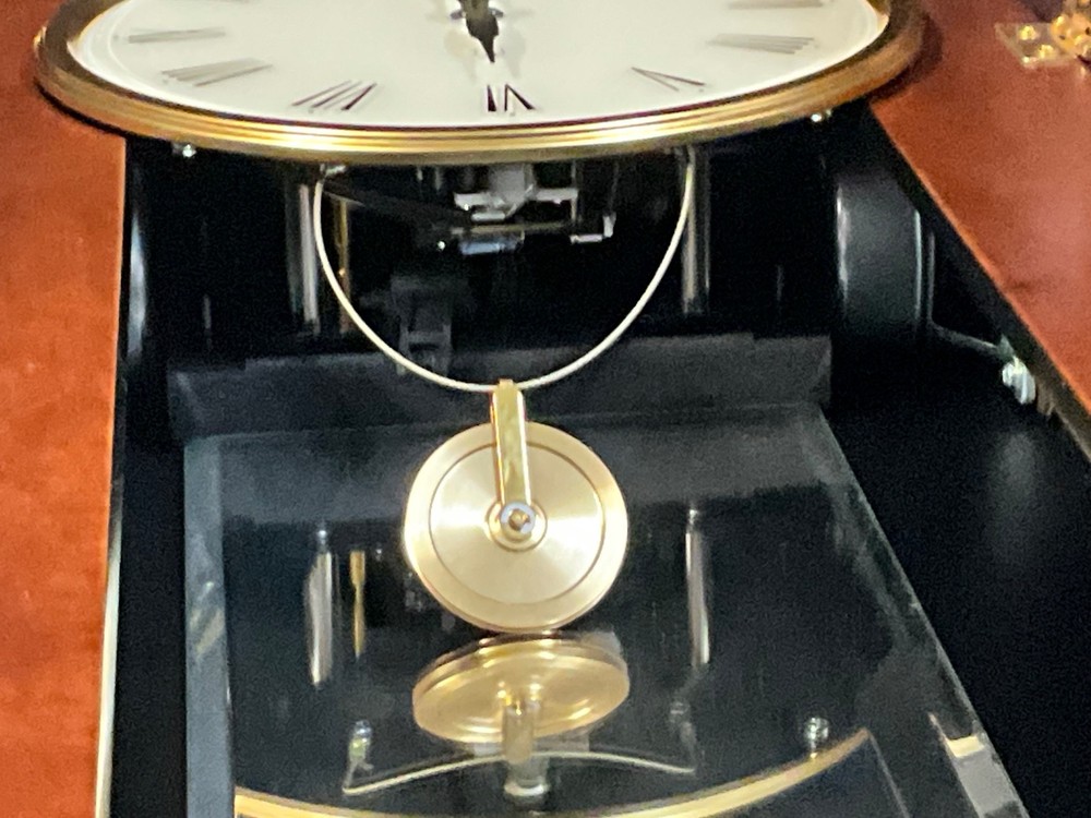 SEIKO EMBLEM WALL CLOCK, AHS001BH, DAMAGED, READ!