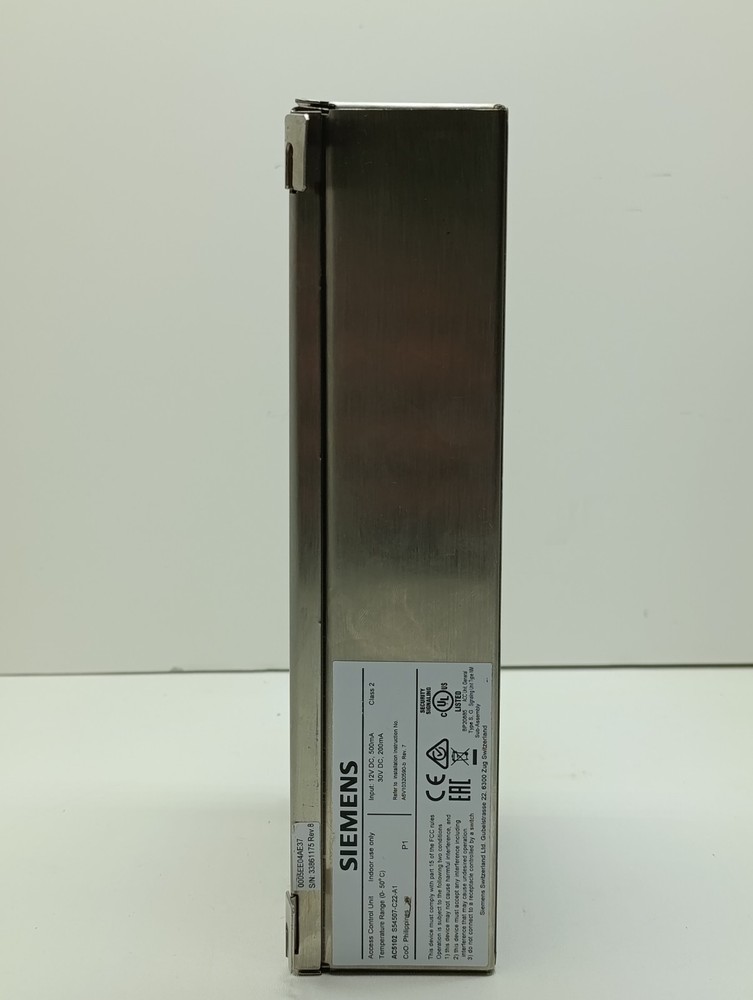 Siemens AC5102 S54507-C22-A1 Access Control Unit 0‑50°C Temp Range & Tested