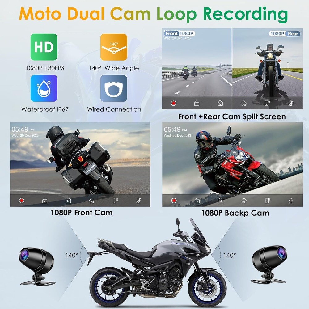 Carpuride W712D Carplay Android Auto Wired Controlle Waterproof Touchscreen GPS