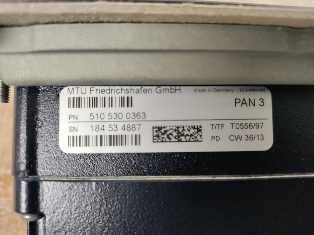 MTU Elektronik 5105300363, Panel