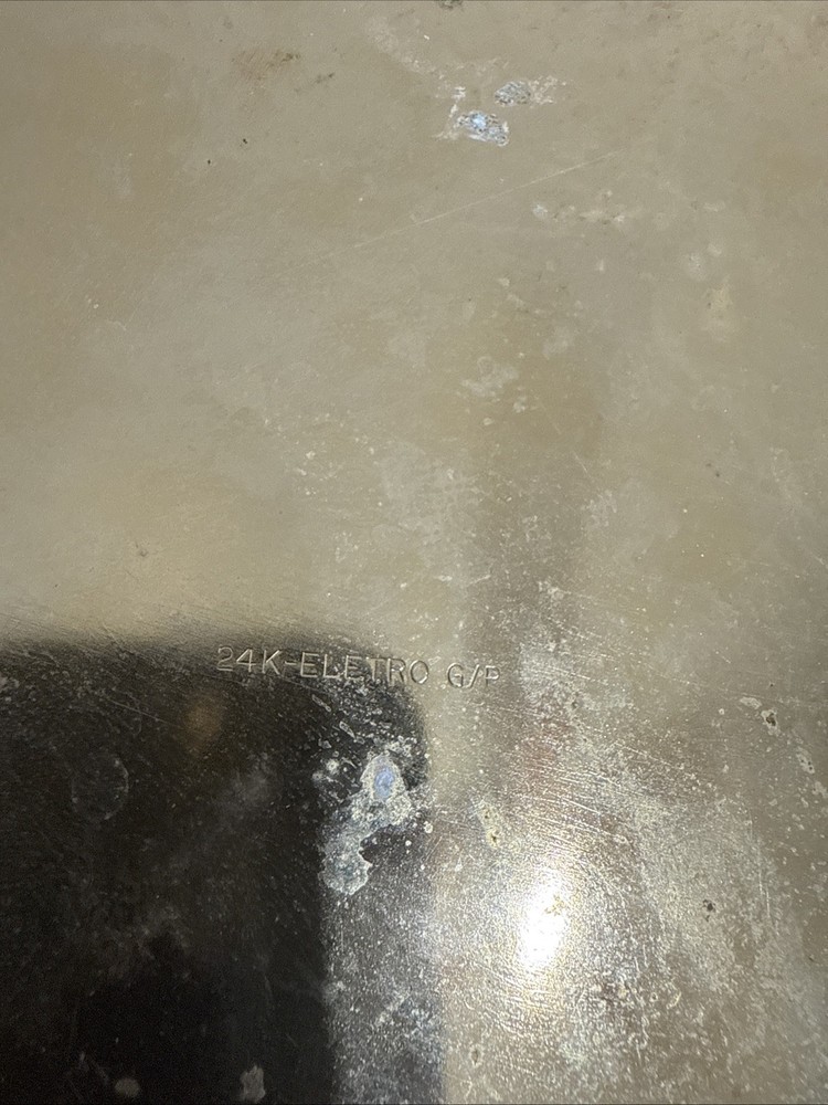 24k Electro Gold Plated Serving Dish