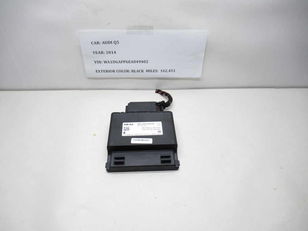 2013-2017 Audi Q5 8R Voltage Stabilizer Control Module Unit 8K0959663B OEM