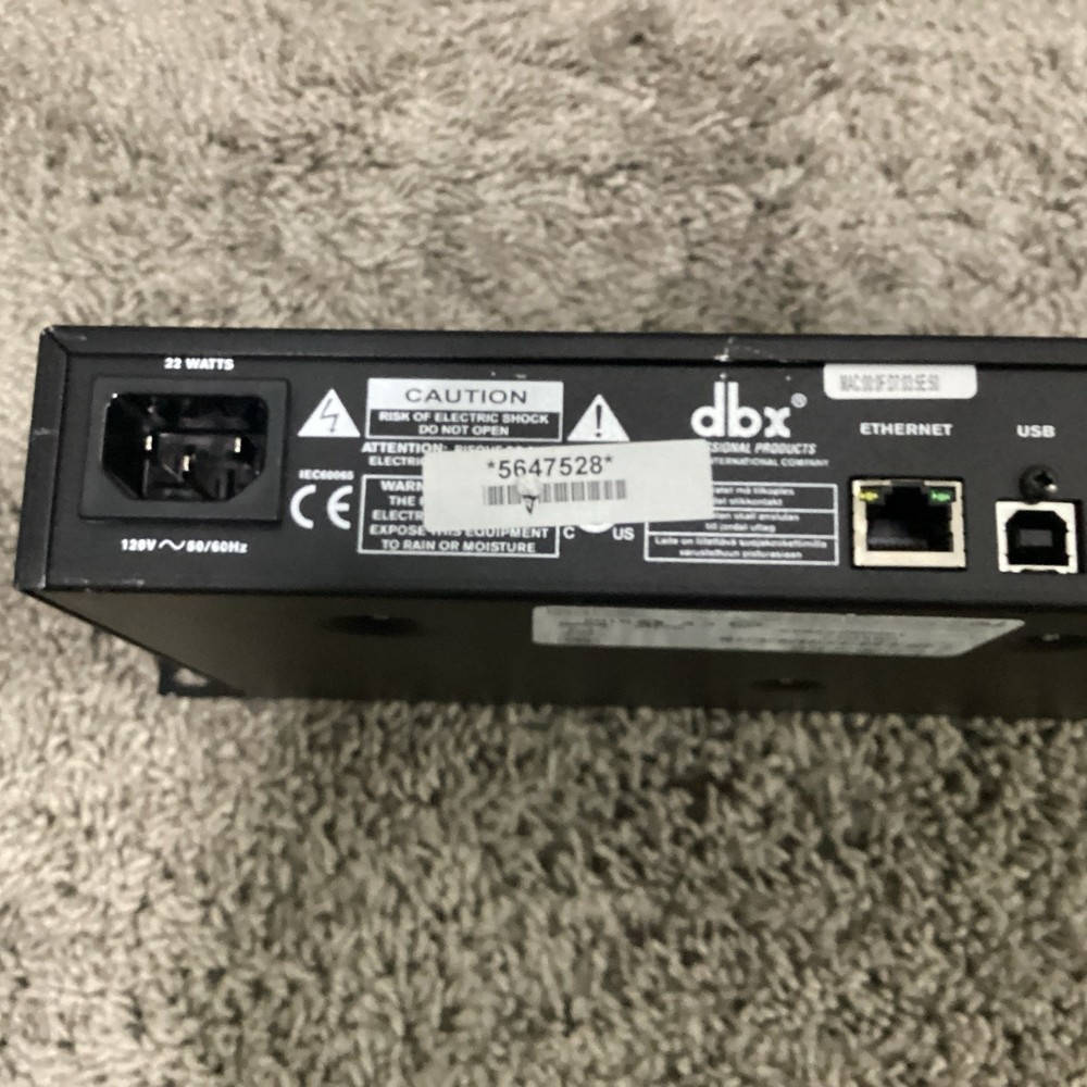 DBX DriveRack PA2 Complete Loudspeaker Management System PA 2