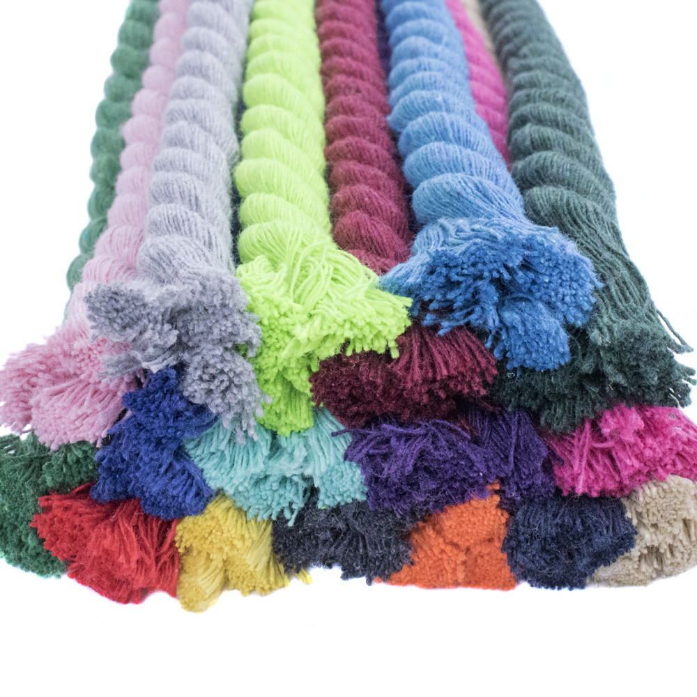 Premium Super Soft Colored Twisted Cotton Rope - 1/2" Diameter, Multiple Lengths