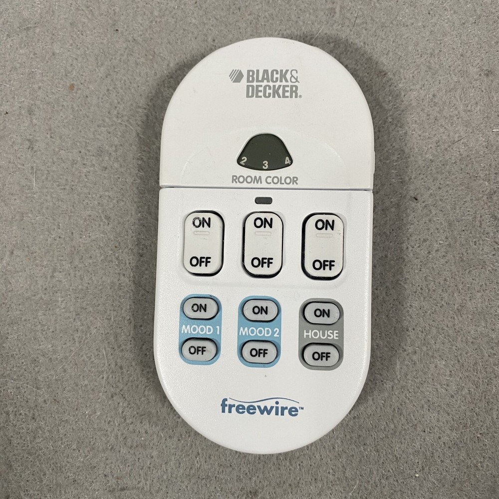 Black & Decker Freewire Wireless Indoor Light Home Remote Control Model FWIR
