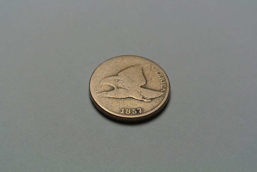 1857 Flying Eagle Cent, Good Condition - C6184