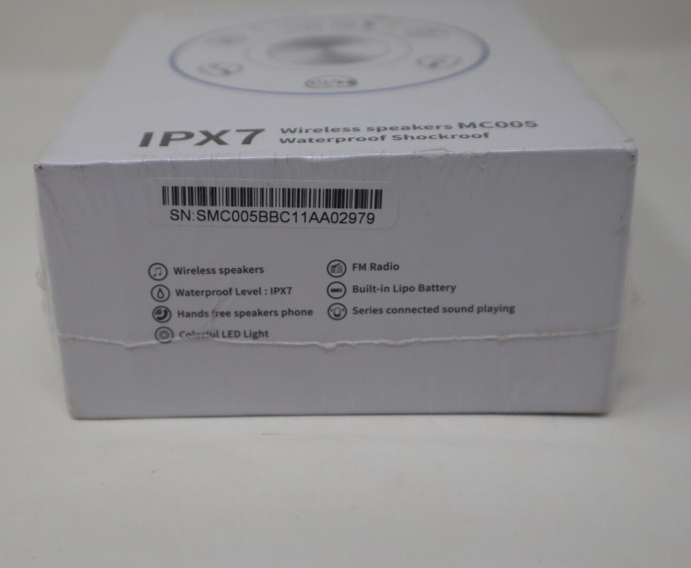 BESNOOW IPX7 Waterproof Shockproof Bluetooth Shower Speaker MC005