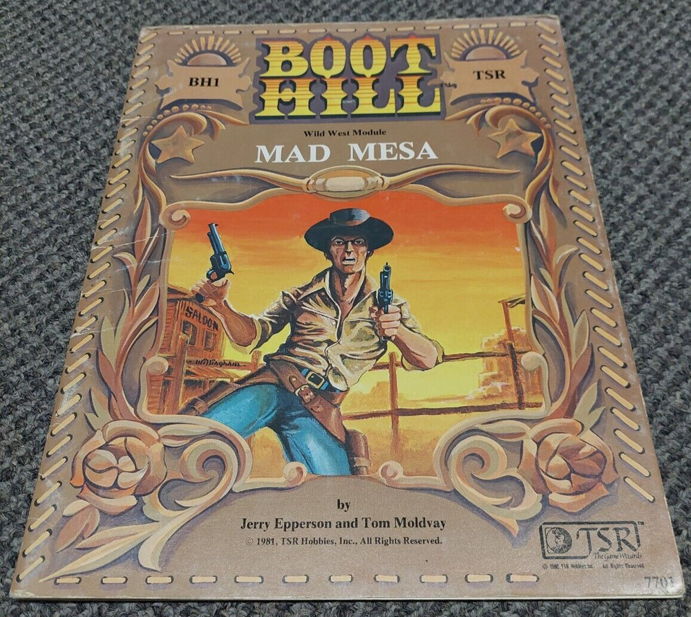 Boot Hill - Mad Mesa Module BH1 - TSR RPG 7701