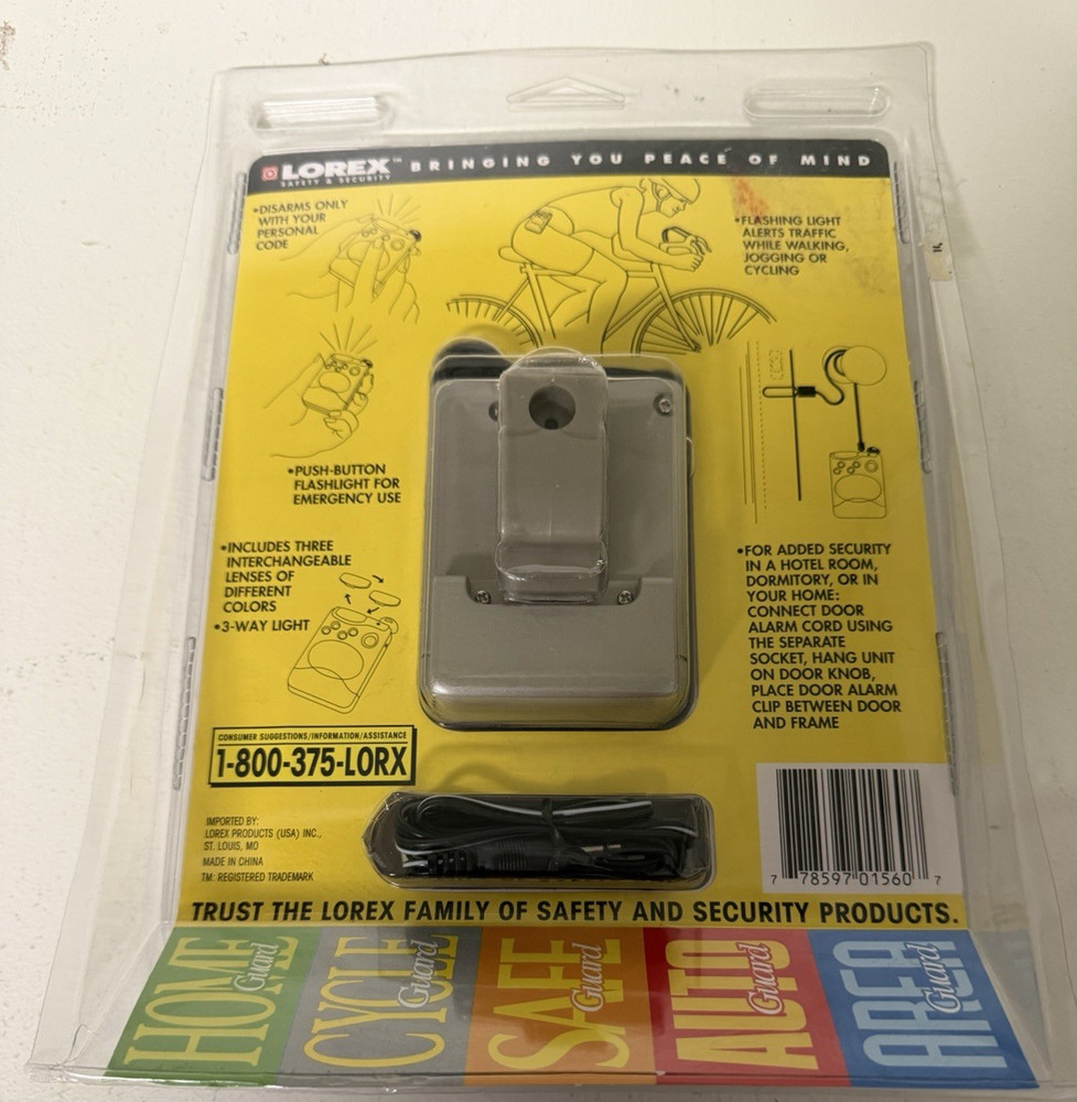 LOREX PERSONAL ALARM KEY PAD & PANIC BUTTON BG-1550Z