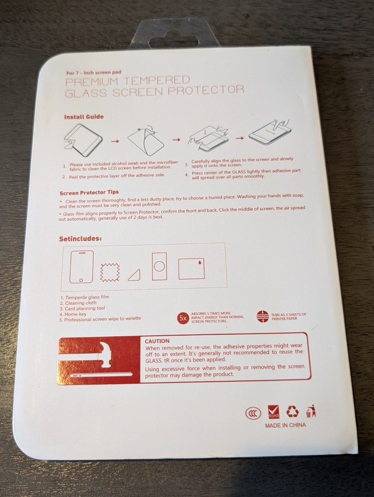 ipad mini 7 Tempered Glass Screen Protector