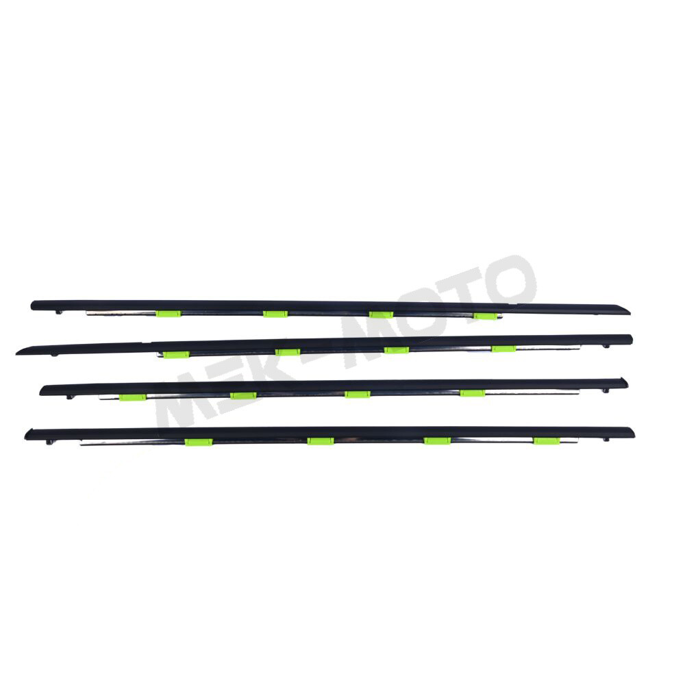 Outer Door Belt Weatherstrip Window Seal Molding Set Fit 96-00 Honda Civic Sedan
