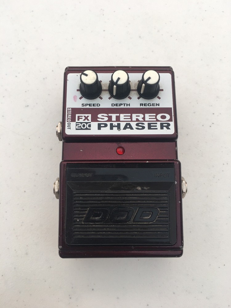 DOD Digitech FX20C Stereo Phasor Analog Phase Shifter Guitar Effect Pedal
