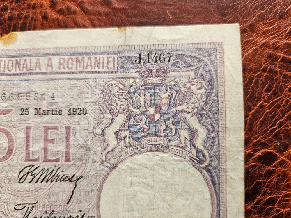 Romania 5 lei 1920 banknote