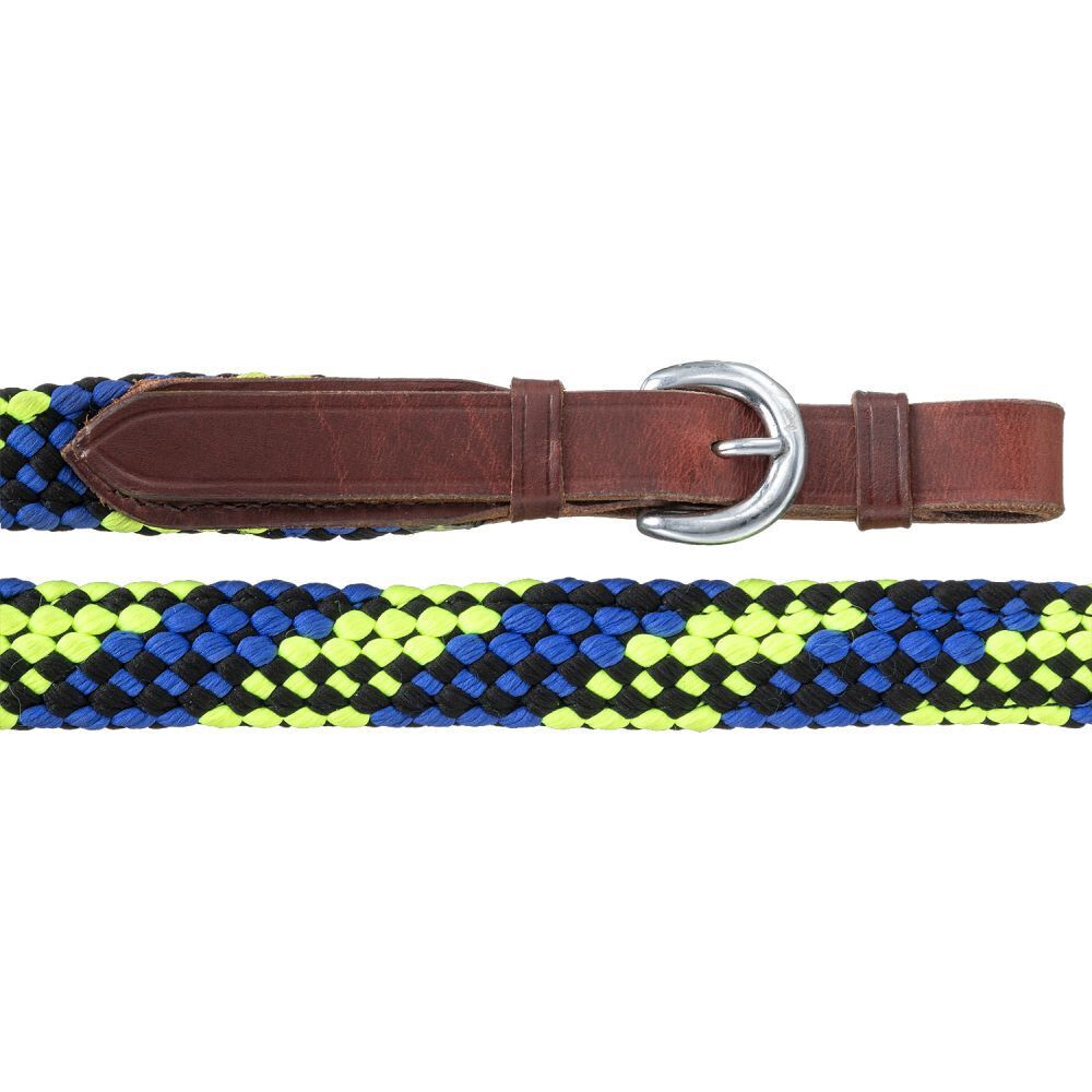 Tough1 7ft Flat Braided Trail Reins